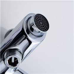 Grifo bañera termostático edesa (solo grifo) cromo brillo latón
