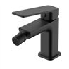 Grifo bidet monomando  negro mate latón