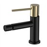 Grifo bidet monomando bezana negro oro cepillado mate latón