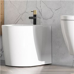 Grifo bidet monomando bezana negro oro cepillado mate latón