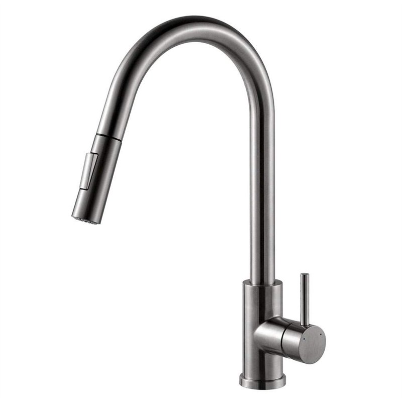 Grifo cocina extraible monomando moneo cromo brillo latón