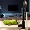 Grifo cocina monomando concejero negro mate latón