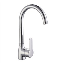 Grifo cocina monomando cerneja cromo brillo latón