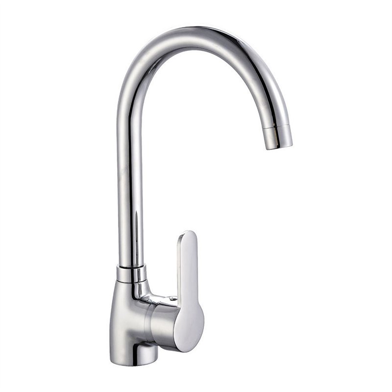 Grifo cocina monomando cerneja cromo brillo latón