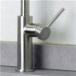 Grifo cocina monomando menamayor cromo cepillado latón
