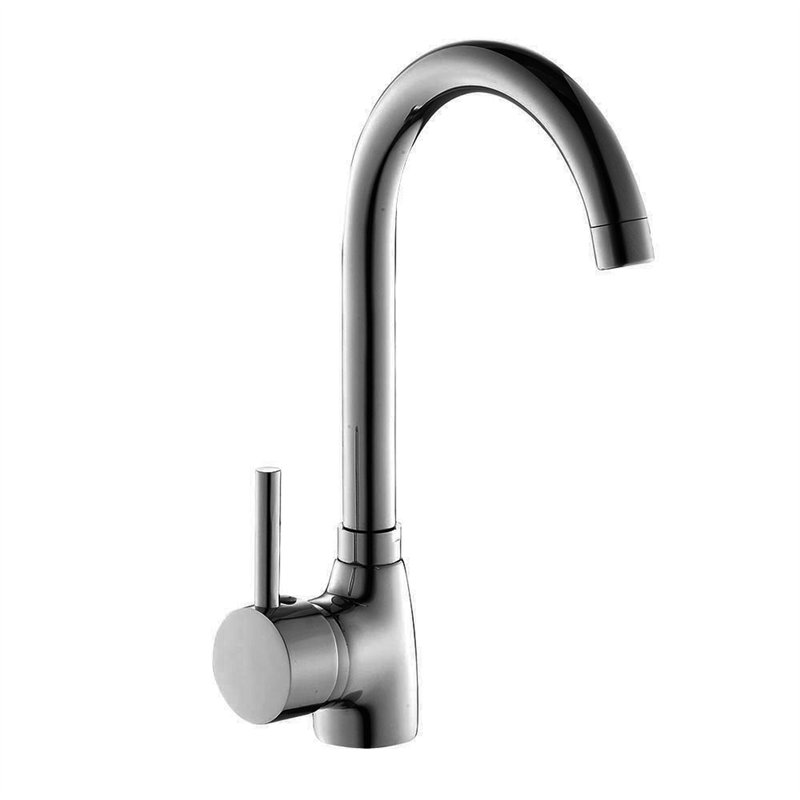 Grifo cocina monomando berberana cromo brillo latón