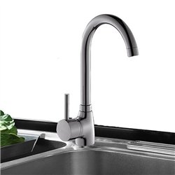 Grifo cocina monomando berberana cromo brillo latón