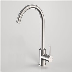 Grifo cocina monomando moneo cromo brillo latón
