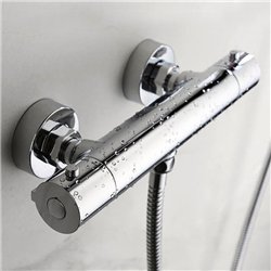 Grifo ducha termostático mijangos (solo grifo) cromo brillo latón