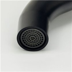 Grifo empotrado de lavabo monomando bezana negro mate latón