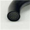 Grifo empotrado de lavabo monomando bezana negro oro rosa mate latón