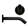 Grifo empotrado de lavabo monomando bezana negro oro rosa mate latón