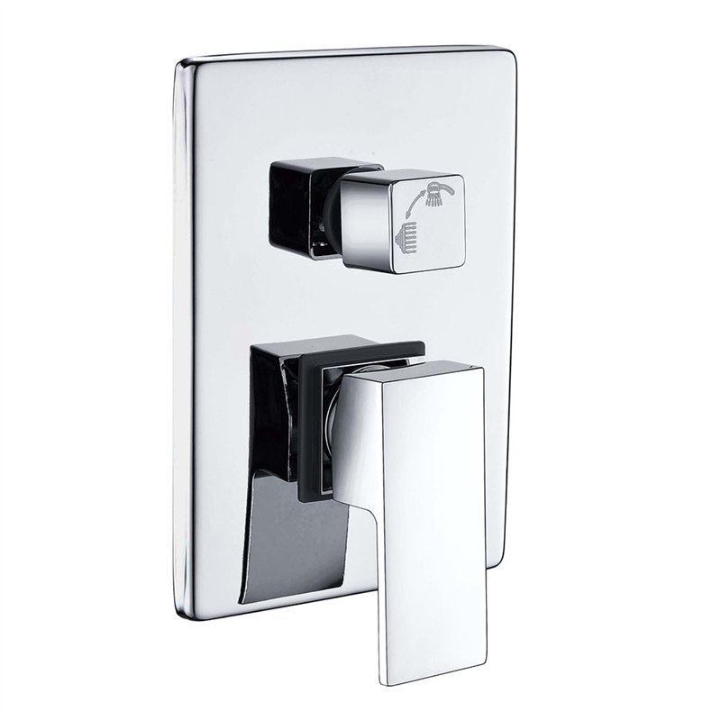 Grifo empotrado ducha monomando villavés (solo grifo) cromo brillo latón