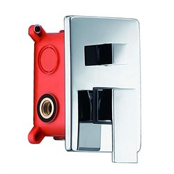 Grifo empotrado ducha monomando villavés (solo grifo) cromo brillo latón