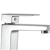 Grifo lavabo alto monomando santecilla cromo brillo latón