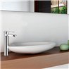 Grifo lavabo alto monomando san pelayo cromo brillo latón