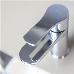 Grifo lavabo alto monomando san pelayo cromo brillo latón