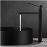 Grifo lavabo alto monomando bezana negro mate latón
