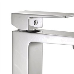 Grifo lavabo monomando santecilla cromo brillo latón