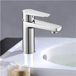 Grifo lavabo monomando agüera cromo brillo latón