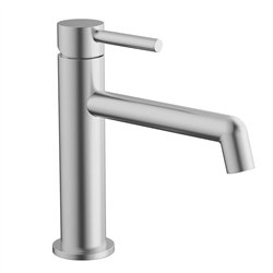 Grifo lavabo monomando rosales niquel cepillado latón