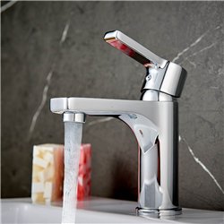 Grifo lavabo monomando gayangos cromo brillo latón