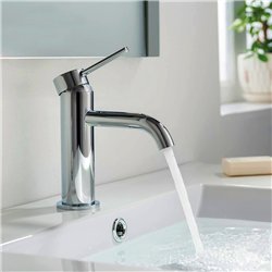 Grifo lavabo monomando bezana cromo brillo latón