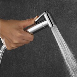 Hidroescobilla wc sólo agua fria cromo brillo latón