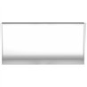 Hornacina rectangular de 60 x 30 cm blanco mate acero inoxidable