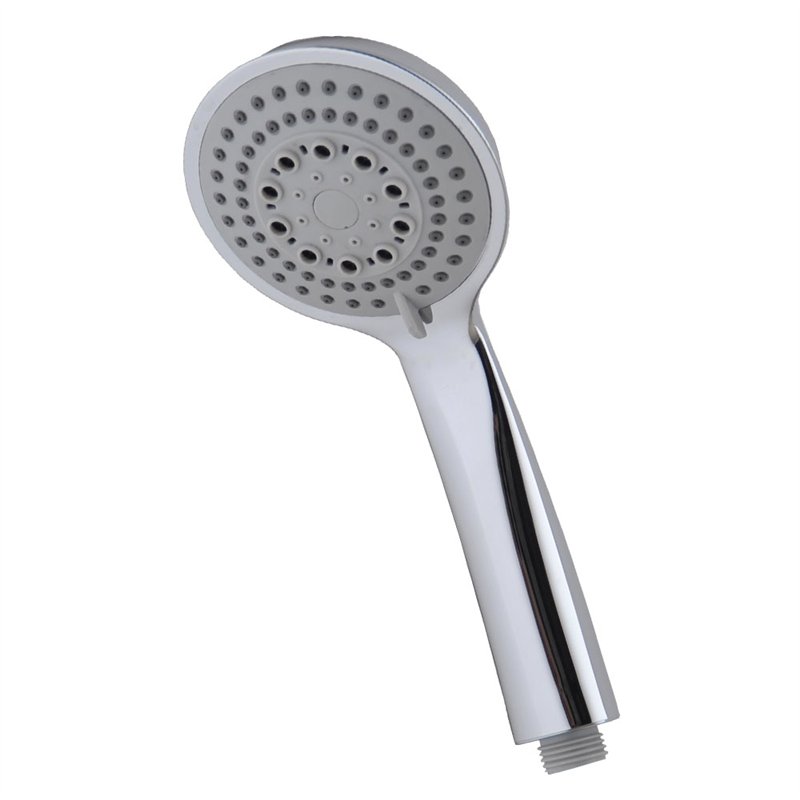 Kit barra de ducha 3 posiciones con equipo pomar redondo cromo brillo acero inox