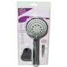 Kit barra de ducha 3 posiciones con equipo pomar redondo cromo brillo acero inox
