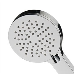 Maneral ducha de mano 3 posiciones tobera redondo cromo brillo abs