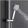 Maneral ducha de mano 3 posiciones tobera redondo cromo brillo abs