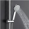 Maneral ducha de mano 3 posiciones tobera redondo cromo brillo abs