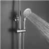 Maneral ducha de mano 5 posiciones poza redondo cromo brillo abs