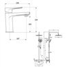 Pack columna y grifo termostático agüera cromo brillo latón