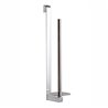 Percha lateral portarrollos cromo brillo acero inoxidable