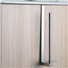 Percha lateral portarrollos cromo brillo acero inoxidable