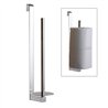 Percha lateral portarrollos cromo brillo acero inoxidable