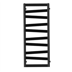 Secatoallas radiador calefacción de 120x47 cornejo negro mate acero
