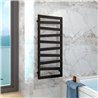 Secatoallas radiador calefacción de 120x47 cornejo negro mate acero