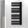 Secatoallas radiador calefacción de 120x50 butrera negro mate acero