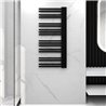 Secatoallas radiador calefacción de 120x50 butrera negro mate acero
