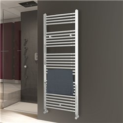 Secatoallas radiador calefacción de 150x50 cromo brillo acero