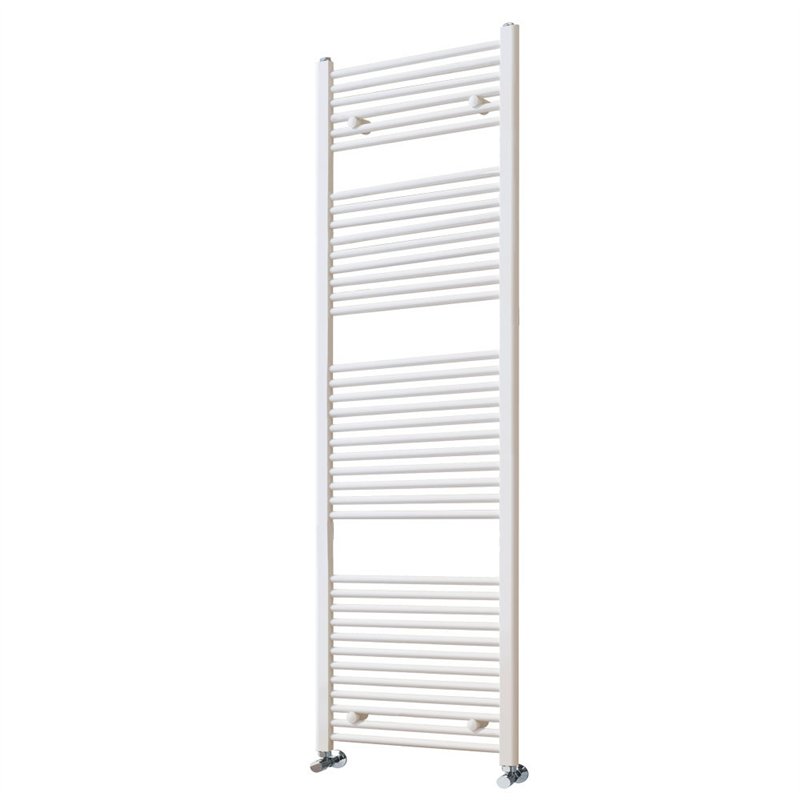 Secatoallas radiador calefacción de 180x50 blanco brillo acero