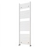 Secatoallas radiador calefacción de 180x50 blanco brillo acero