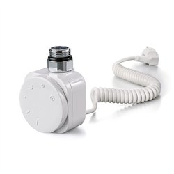 Secatoallas radiador eléctrico de 120x47 desigual blanco brillo acero