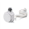 Secatoallas radiador eléctrico de 120x47 desigual blanco brillo acero