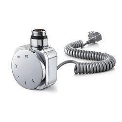 Secatoallas radiador eléctrico de 120x50 cromo brillo acero