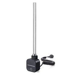 Secatoallas radiador eléctrico de 120x50 wies negro mate acero